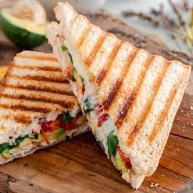 20 Chicken Avocado Panini | Pearl Street Cafe